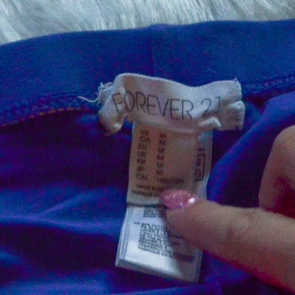 Royal Blue Capri Leggings | 2 for $10 Bundle Item - Picture 3 of 3